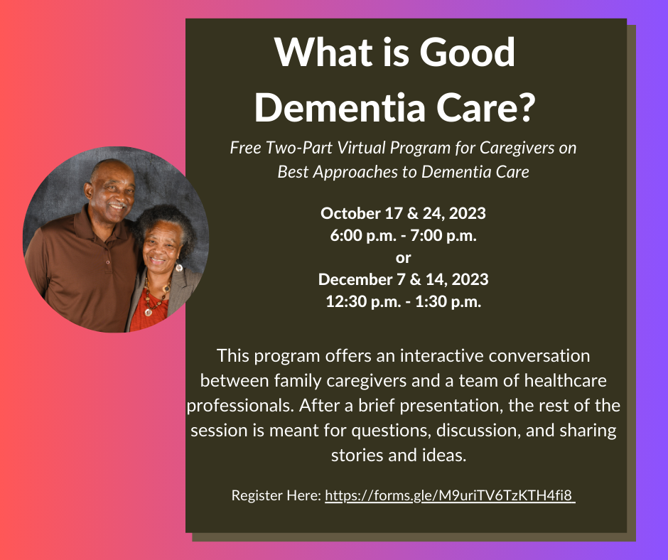 what is good dementia care